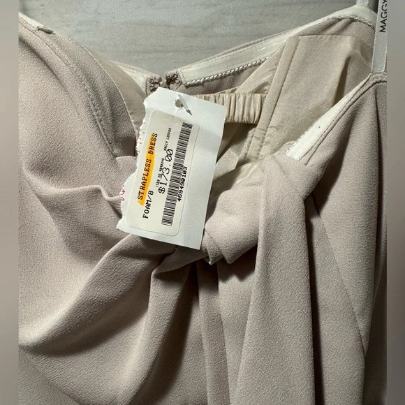 Maggie London Strapless Dress NWT Size 8 - Picture 4 of 11
